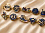 PBSM Elegant Gold Mini Barrettes for Women TMH