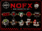 NOFX Elegant Gold Mini Barrettes for Women TTTT