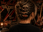 VHL Elegant Gold Mini Barrettes for Women TTTT