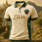 PREMIUM TLOZ EMBOSS POLO SHIRT NTVA