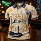 PREMIUM HIMYM EMBOSS POLO SHIRT NTVA