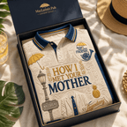PREMIUM HIMYM EMBOSS POLO SHIRT NTVA