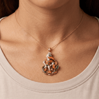 MHC Solid Gold Chain with Diamond Pendant HTTT