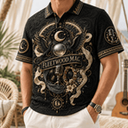 PREMIUM FLM EMBOSS POLO SHIRT HQH