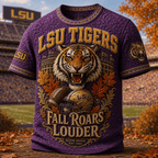 PREMIUM LSU 3D EMBOSS SHIRT TTNL