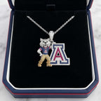 AWC Solid Gold Chain with Diamond Pendant HTTT