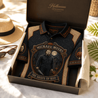 PREMIUM MCM EMBOSS POLO SHIRT HQH