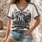 Premium NYY V-neck Shirt NTNA