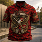 PREMIUM RFY EMBOSS POLO SHIRT TTNL
