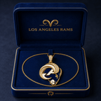 LARS Solid Gold Chain with Diamond Pendant BMD
