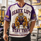 LSU PREMIUM FOOTBALL JERSEY SHIRT HQH