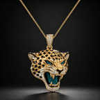 JSVJ Solid Gold Chain with Diamond Pendant BMD