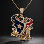 HTX Solid Gold Chain with Diamond Pendant BMD