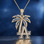 LAD Solid Gold Chain with Diamond Pendant BMD