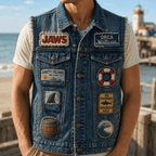 JAWS PREMIUM DENIM VEST HQH
