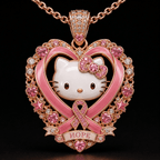 HLKT Solid Gold Chain with Diamond Pendant PDL