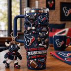 HTX 40oz Tumbler With Handle DNBN