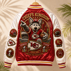 PREMIUM KCC SATIN BASEBALL JACKET NTNA