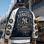 PREMIUM NYY SATIN BASEBALL JACKET NTNA