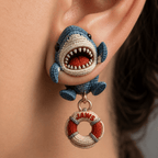 Premium JAWS Dangle Earrings HQH