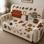 FRS Tufted Sofa Cover & Pillow Set DNBN