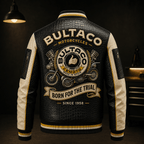 Premium BUL Leather Zipper Jacket TNSM