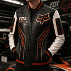 Premium FOX Leather Zipper Jacket TNSM