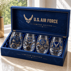 Premium USAF Whiskey Glass Set TTTT