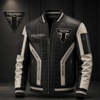 Premium TRI Leather Zipper Jacket TNSM