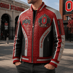 Premium OSB Leather Zipper Jacket TNSM