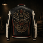 Premium GNR Leather Zipper Jacket PVNA