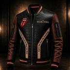 Premium RLST Leather Zipper Jacket PVNA