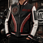 Premium MTLC Leather Zipper Jacket PVNA