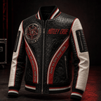 Premium MTLC Leather Zipper Jacket PVNA