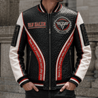 Premium VHL Leather Zipper Jacket PVNA