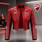 Premium DCT Cropped Leather Zipper Jacket TNSM