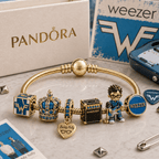 WZR Gold Charm Bracelet Set PTT