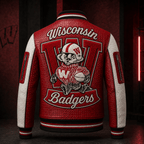 Premium WBG Leather Zipper Jacket PVNA