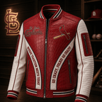 Premium SLVC Leather Zipper Jacket PVNA