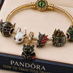 HTTYD Gold Charm Bracelet Set TMH