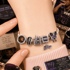WRLD Sliver Charm Bracelet Set NHVH