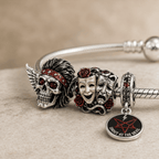 MLCR Silver Charm Bracelet Set HQH