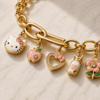 HLKT Gold Charm Bracelet Set BMD