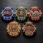 Premium BWS Collectible Poker Tokens Set LNTH