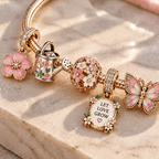 FLGD Gold Charm Bracelet Set PTT