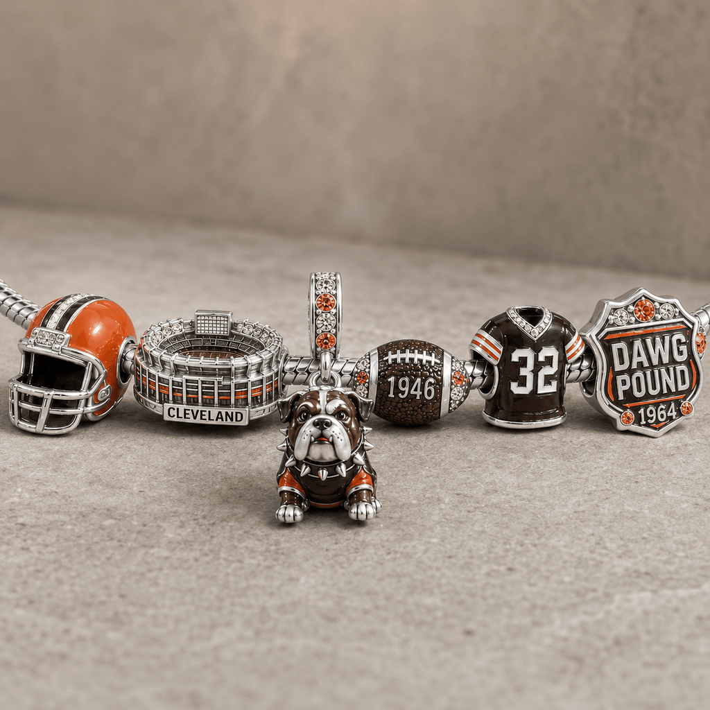 CLVB Silver Charm Bracelet Set NTVA