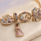 BDGT Silver Charm Bracelet Set HQH