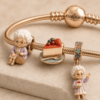 TGG Silver Charm Bracelet Set HQH