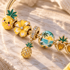 PA Gold Charm Bracelet Set TTN