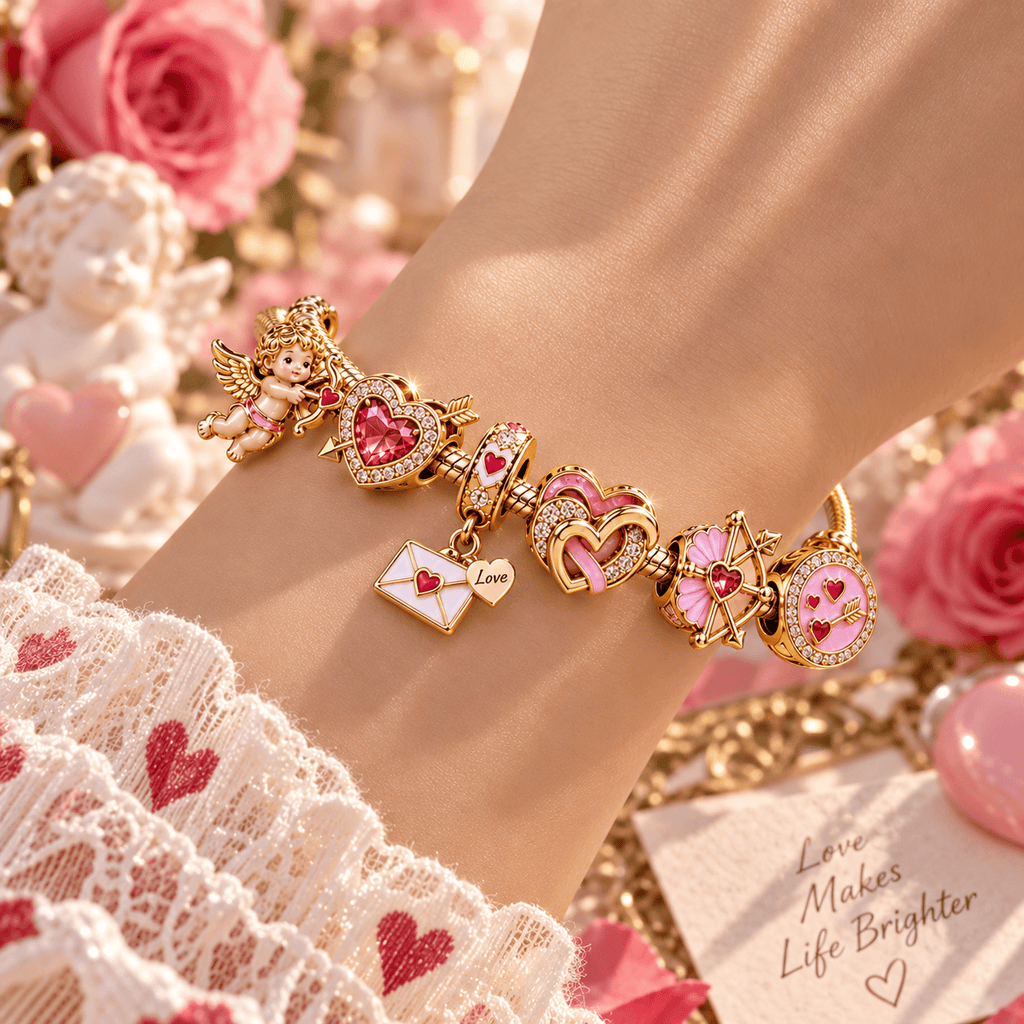 CUP Gold Charm Bracelet Set PTT